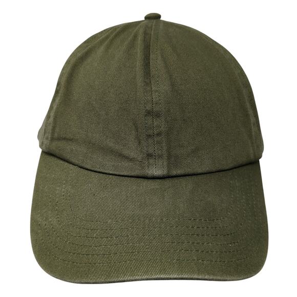 Unbranded Slideback Baseball Cap Green One Size Adjustable Blank Big Accessories - Picture 1 of 9